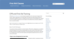 Desktop Screenshot of classesfirstaid.ca
